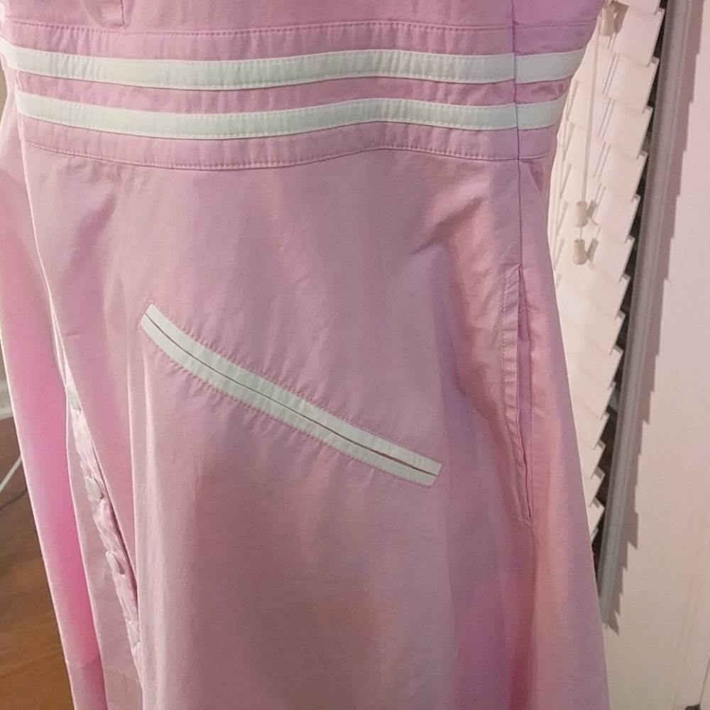 Pink Button Down Dress - Picture 2 of 2